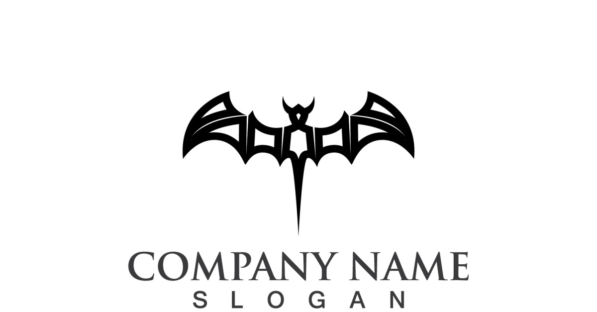 Bat Animal Logo And Symbol Vector V6 - TemplateMonster