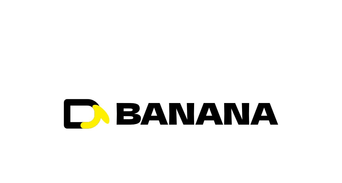 Letter D Banana Fruit Clever Logo #258048 - TemplateMonster