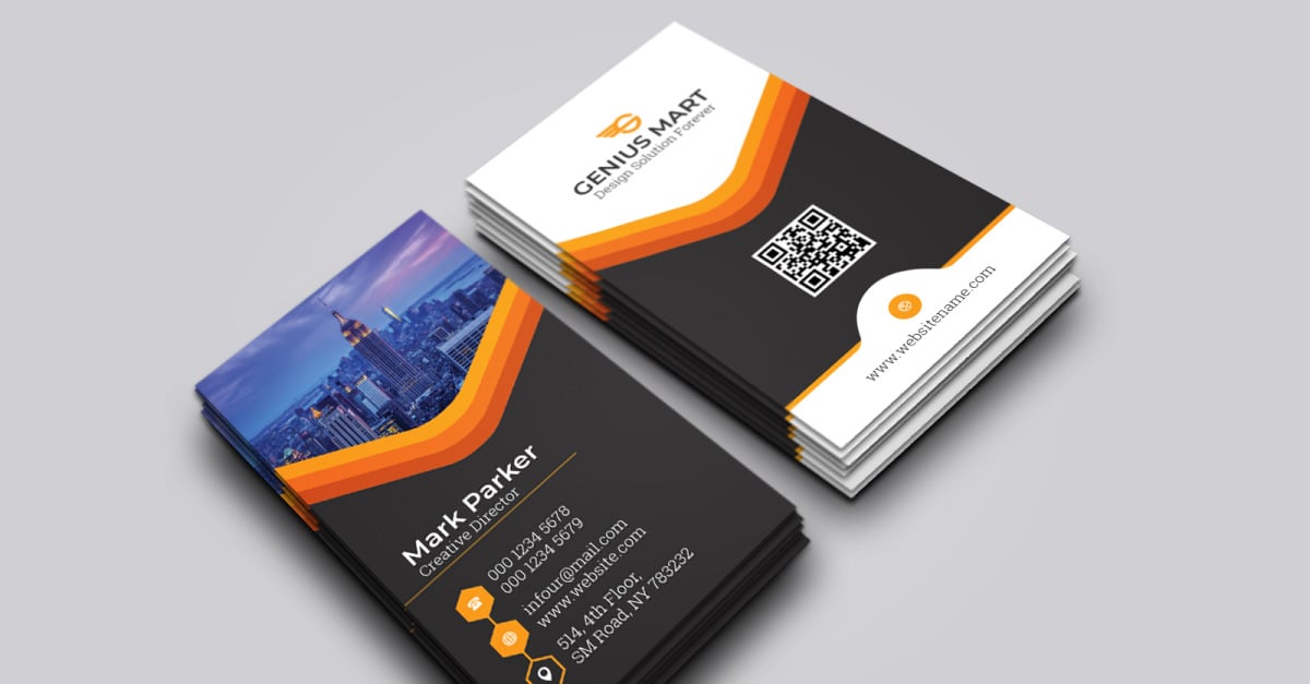 Corporate Business Card Template 45 #258935 - TemplateMonster