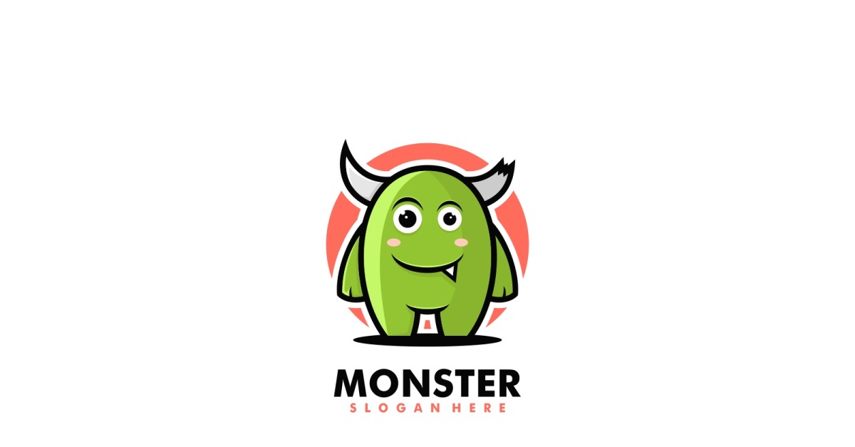 Monster Mascot Cartoon Logo Style #259431 - TemplateMonster