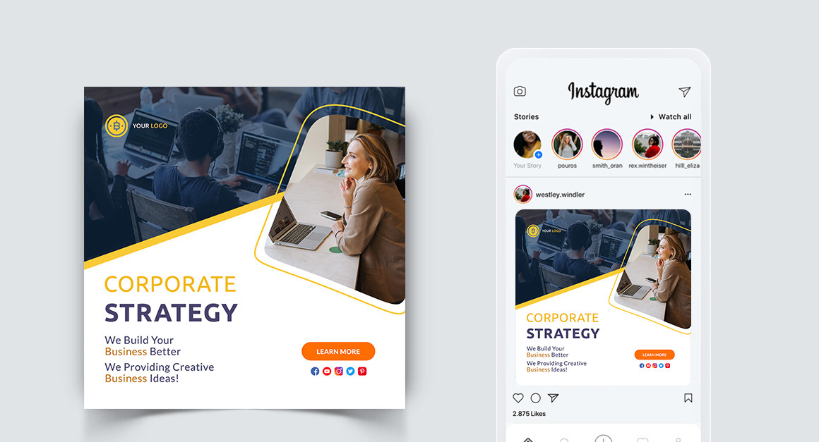 Business Service Promotion Social Media Post Design Template-05