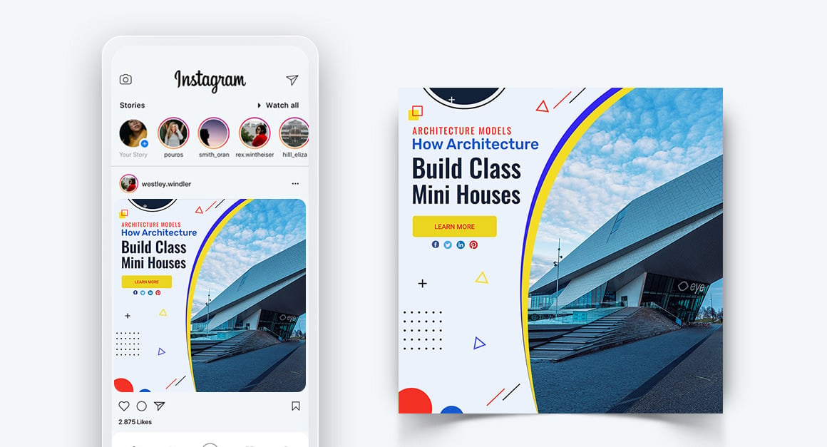 Architecture Design Social Media Post Design Template-15
