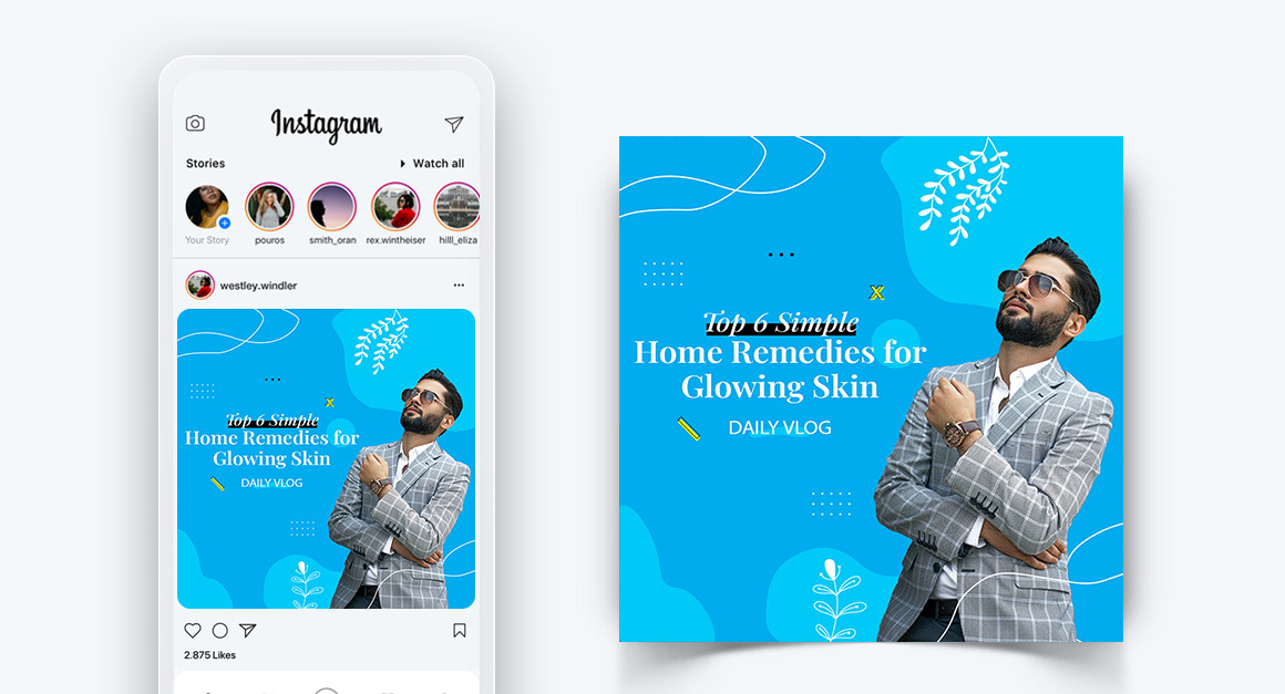 Beauty Salon and Spa Social Media Post Design Template-23