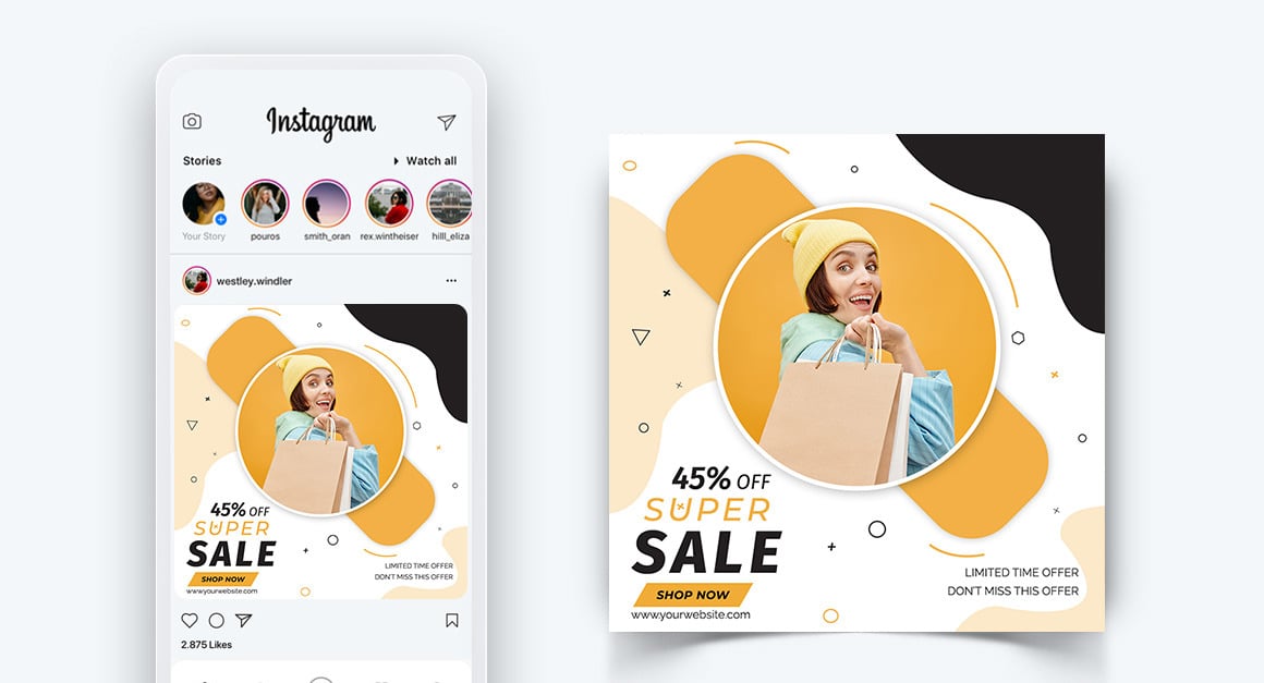 Fashion Sale Offer Social Media Instagram Post Design Template 11 Fashion Sale Offer Social Media Instagram Post Design Template 11