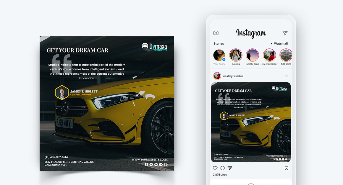 Automotive Service Social Media Instagram Post Design-10