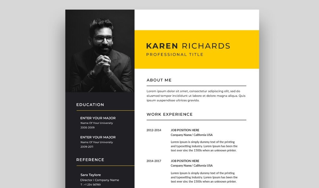 Clean Modern Resume Template #268138 - TemplateMonster