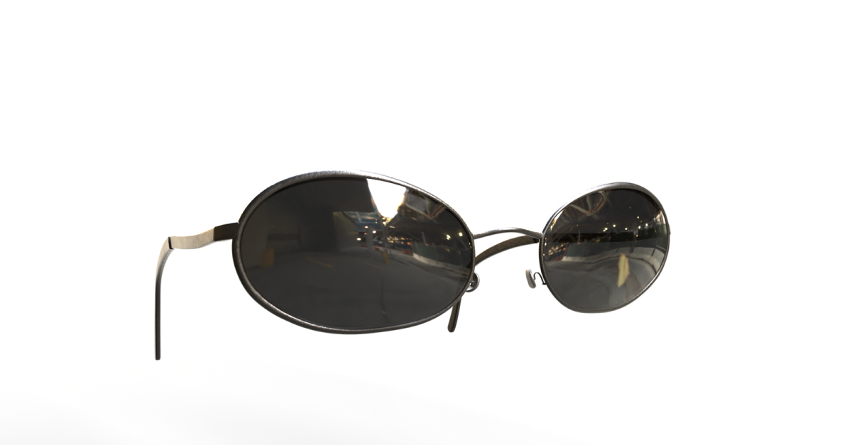 3D Model Collection Louis Vuitton Cut Sunglasses VR / AR / low-poly
