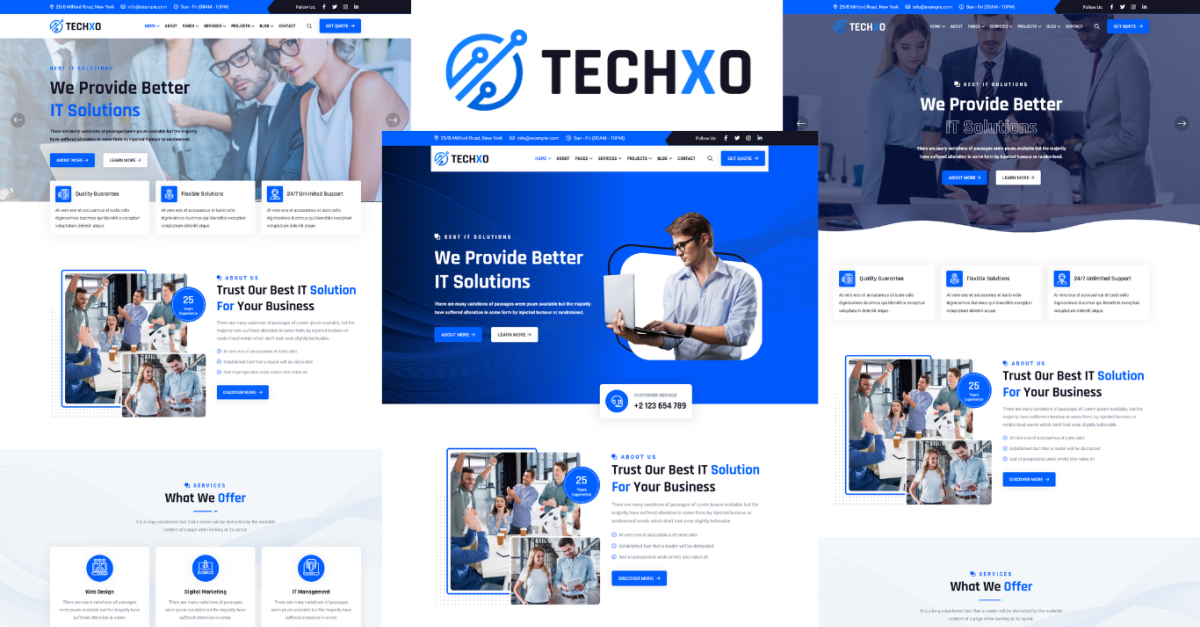 Techxo - IT Solutions and Services HTML5 Template