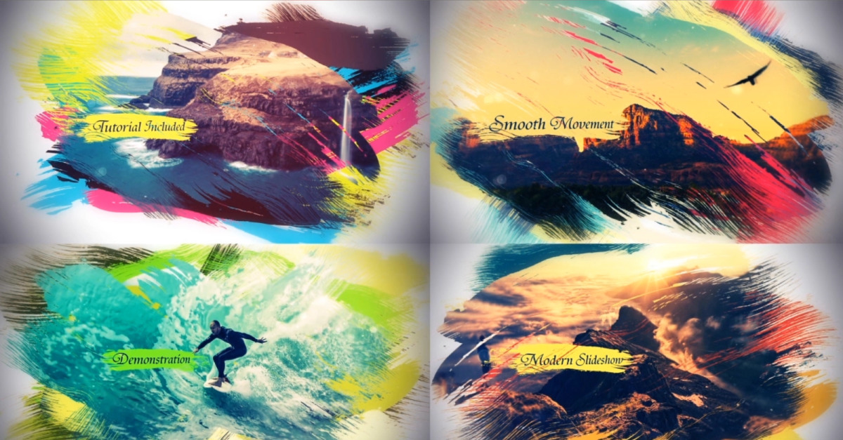 brush stroke after effects template free download