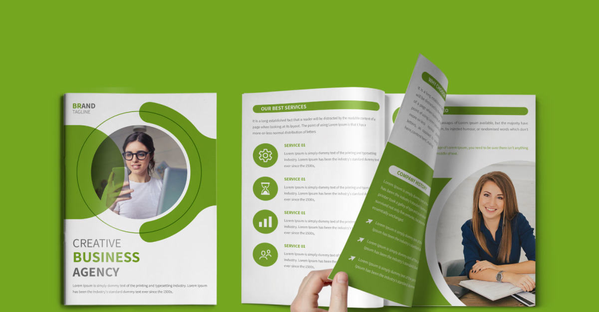 Company Profile Business Brochure Template - TemplateMonster