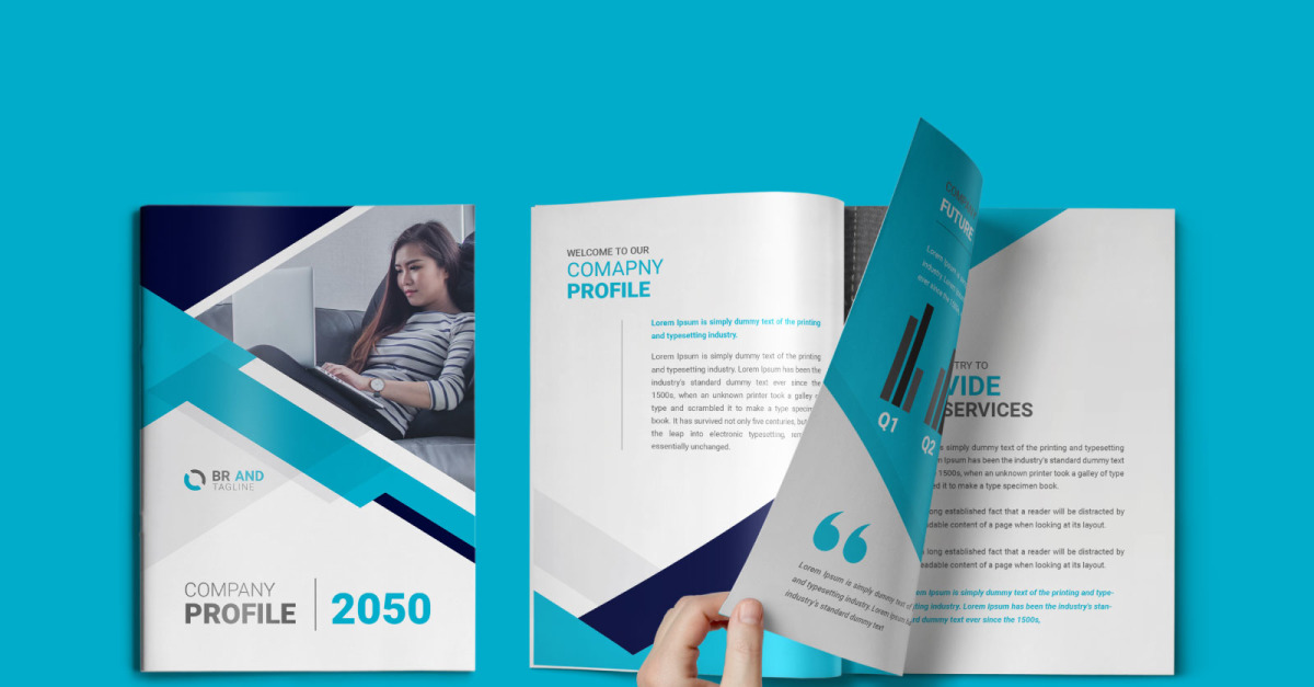 Company Profile Business Proposal Brochure - TemplateMonster