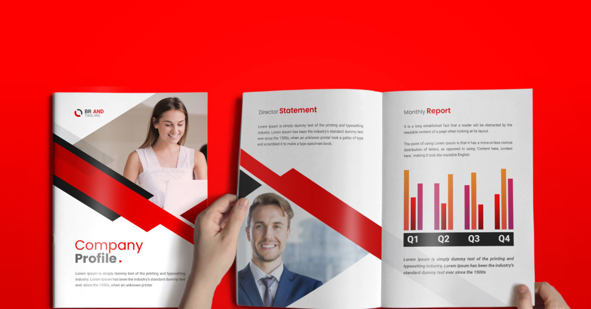 Professional Company Profile Brochure Template