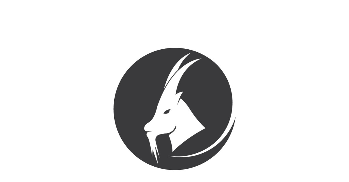 Goat Head Logo Vector Template 16 #271528 - TemplateMonster