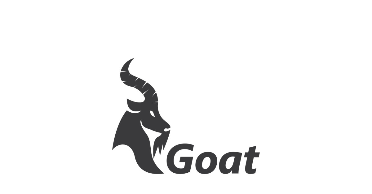 Goat Head Logo Vector Template 1 #271513 - Templatemonster