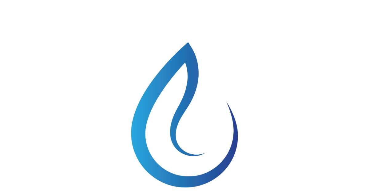 Water Drop Vector Logo symbol V3 #271713 - TemplateMonster