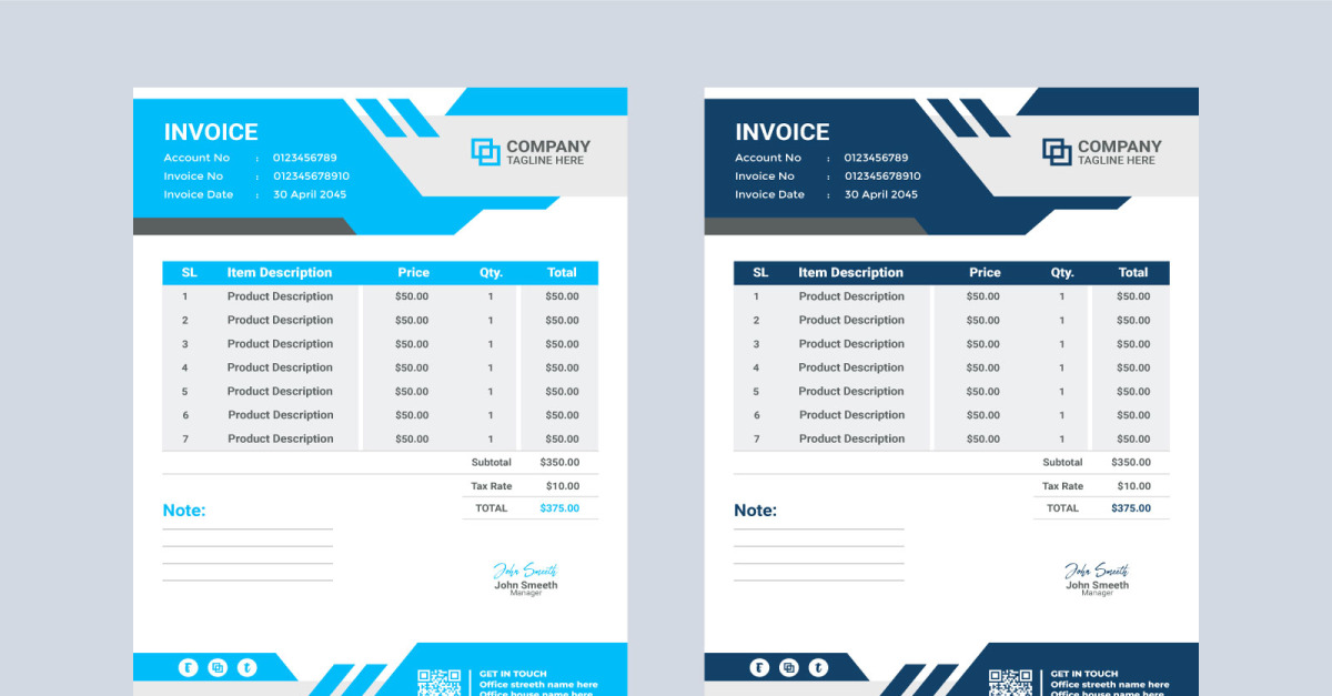 Modern corporate voucher design vector TemplateMonster