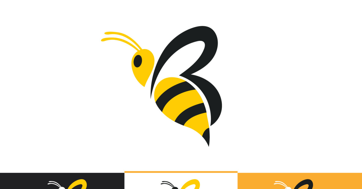 Arı Logo Şablonu Vektör Simgesi #272409 - TemplateMonster