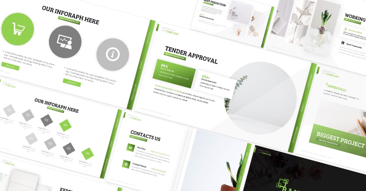 Bangunant Creative Powerpoint Template - TemplateMonster