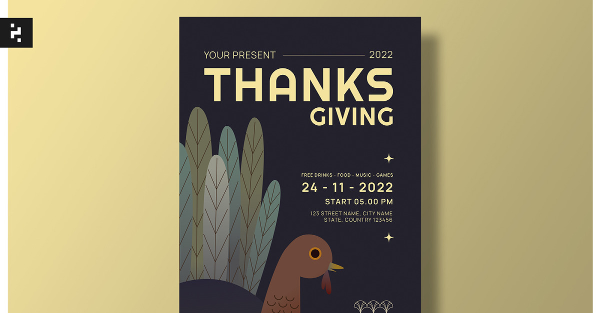 Thanksgiving Template Flyer #273054 TemplateMonster Thanksgiving Template Flyer #273054 TemplateMonster
