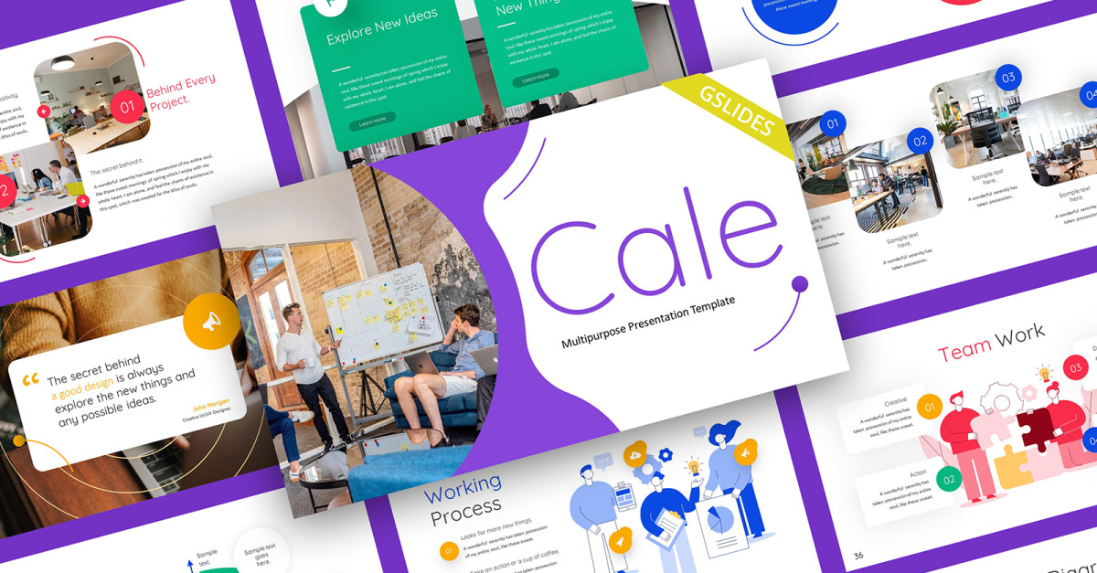 Cale Creative Business Google Slides Template
