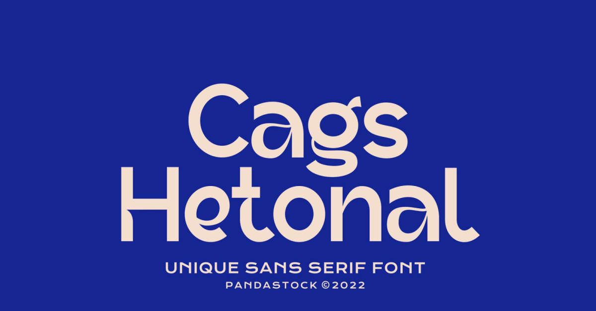 Cags Hetonal Yuvarlak Sans Serif Yazı Tipi Templatemonster