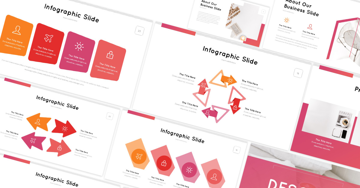 Descoza Mehrzweck-Powerpoint-Vorlage - TemplateMonster