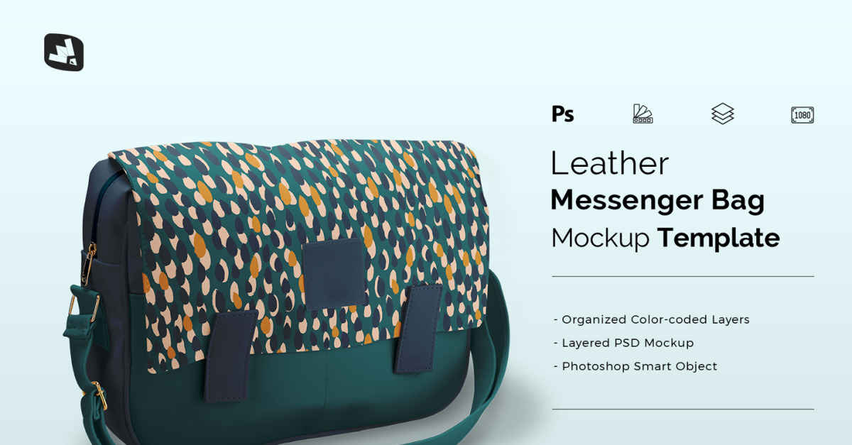 Leren messenger online bag