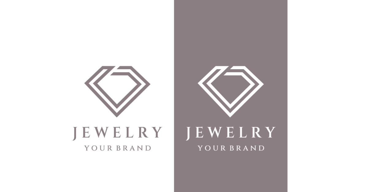 Wedding Diamond Logo Vector Template - TemplateMonster