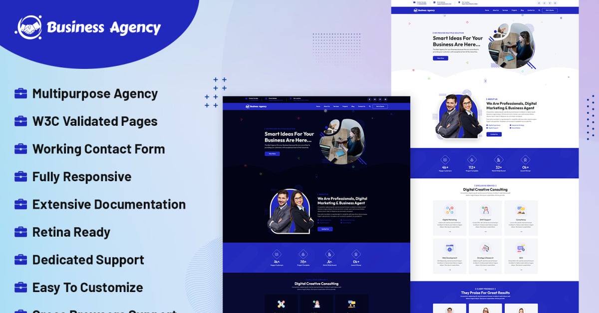 Business Agency Responsive HTML Template