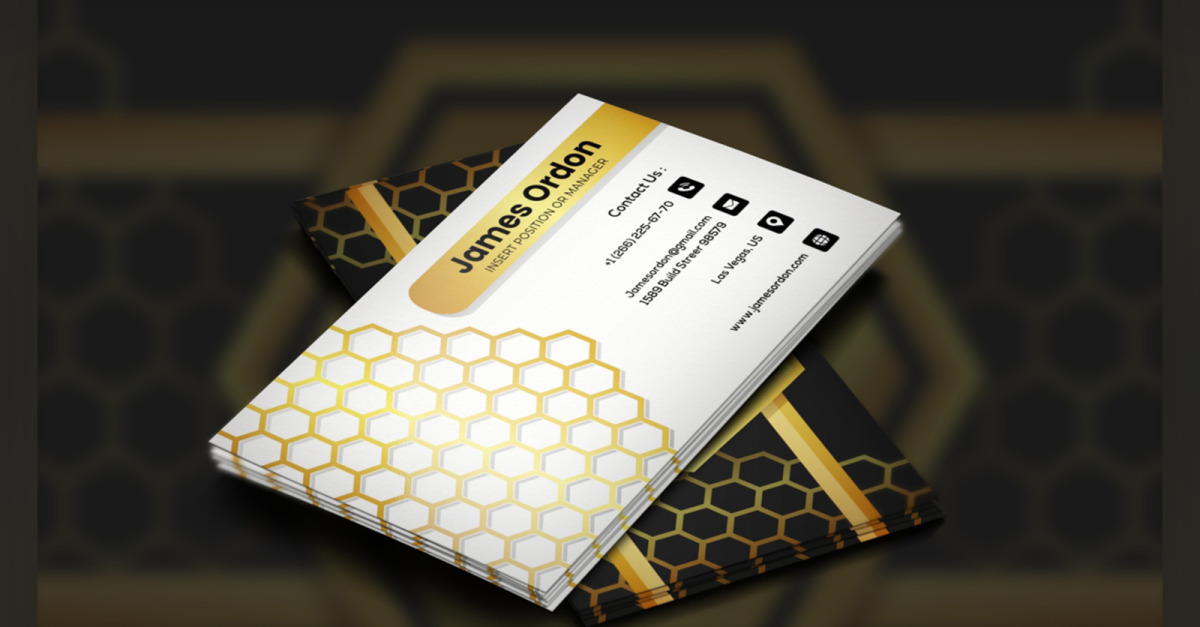 Gold Business Card Design 3 274997 TemplateMonster