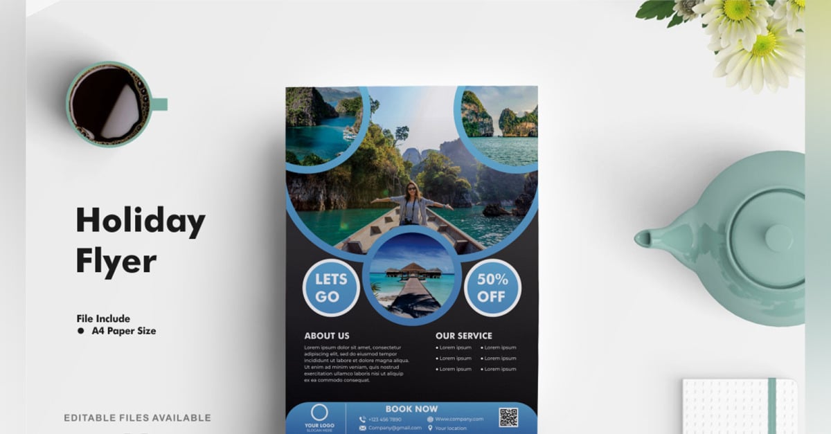 Image 7 for Free Holiday Flyer Templates