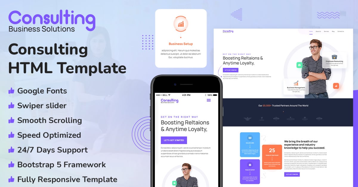 Consulting HTML Website Template