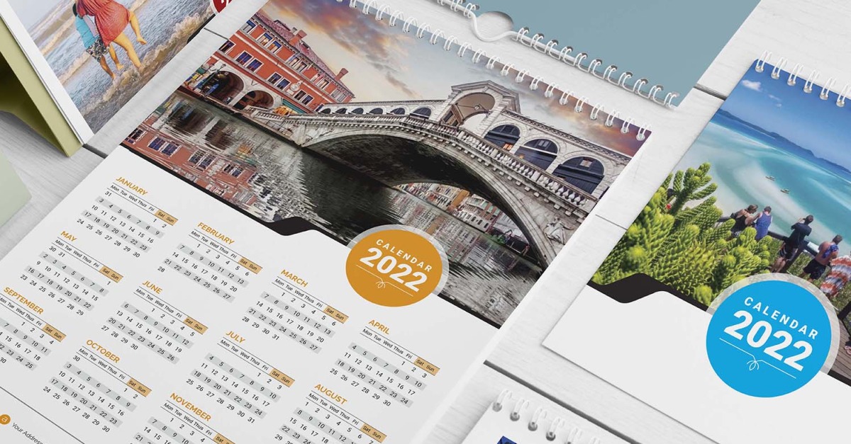 Single Page Calendar Template Design - TemplateMonster