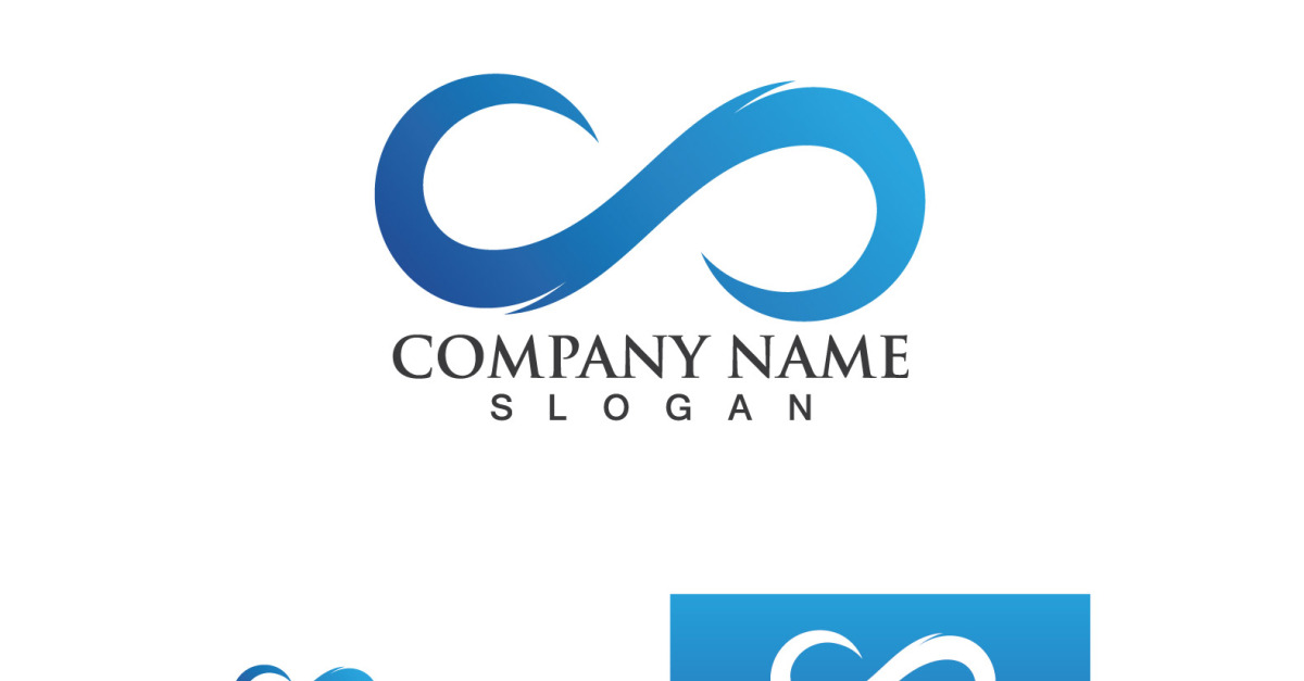 Infinity Loop Logo Vector Template Design V23