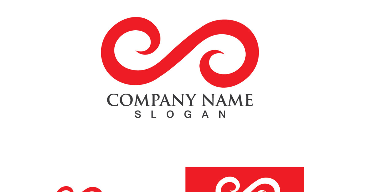 Infinity Loop Logo Vector Template Design V24