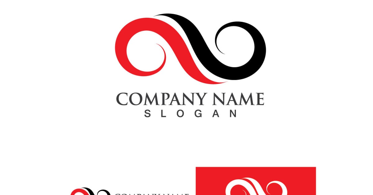 Infinity Loop Logo Vector Template Design V7