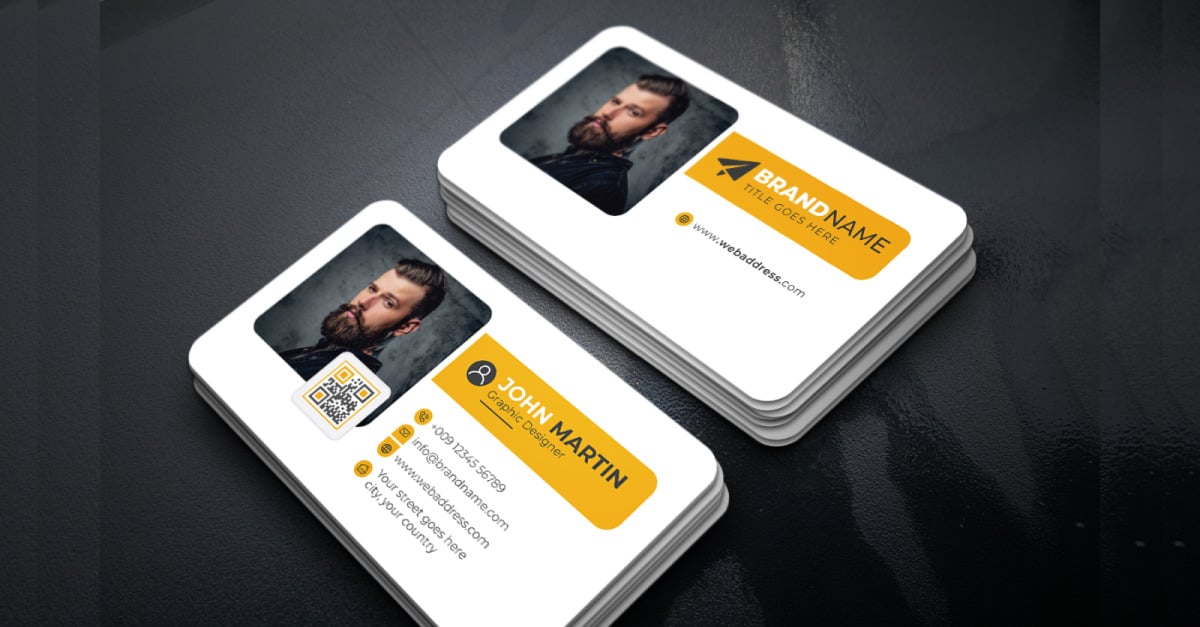 Stylish Creative Business Card Design Template Sample