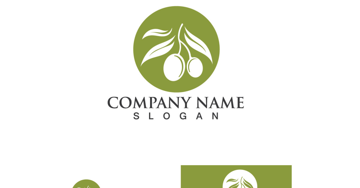 Olive Oil Logo Nature Health Vector Design Template V13