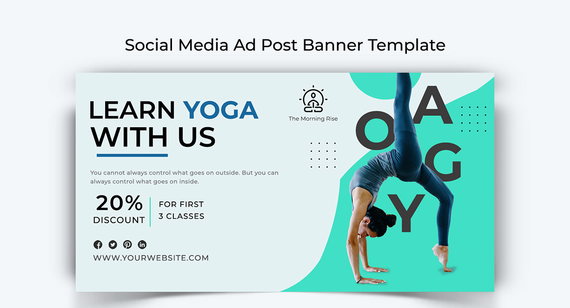 Yoga and Meditation Facebook Ad Banner Design022