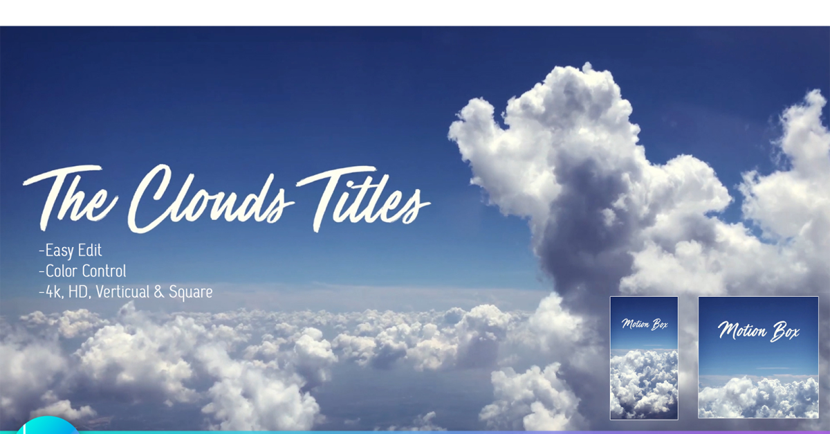 clouds after effects template free download