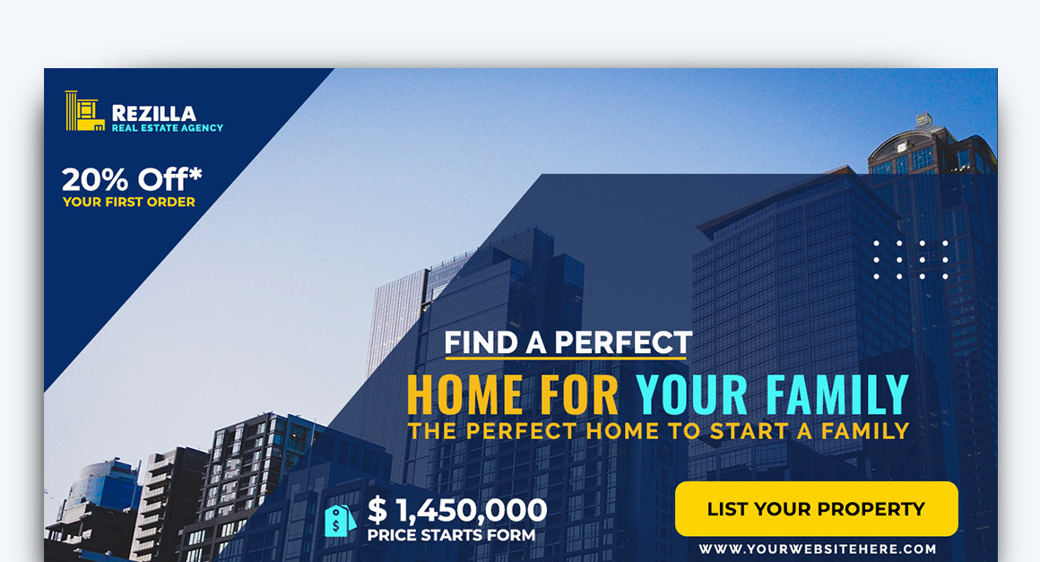 Real Estate YouTube Thumbnail Design 012 TemplateMonster