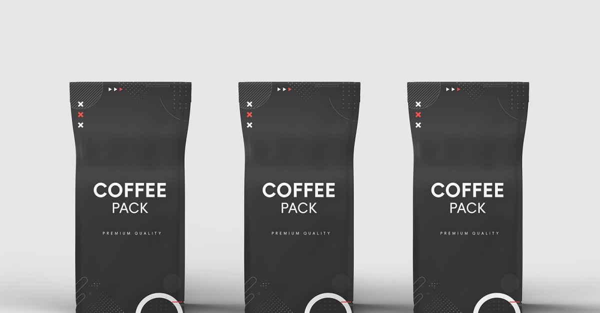 Coffee Pack Mockup Vol 07 #284907 - TemplateMonster