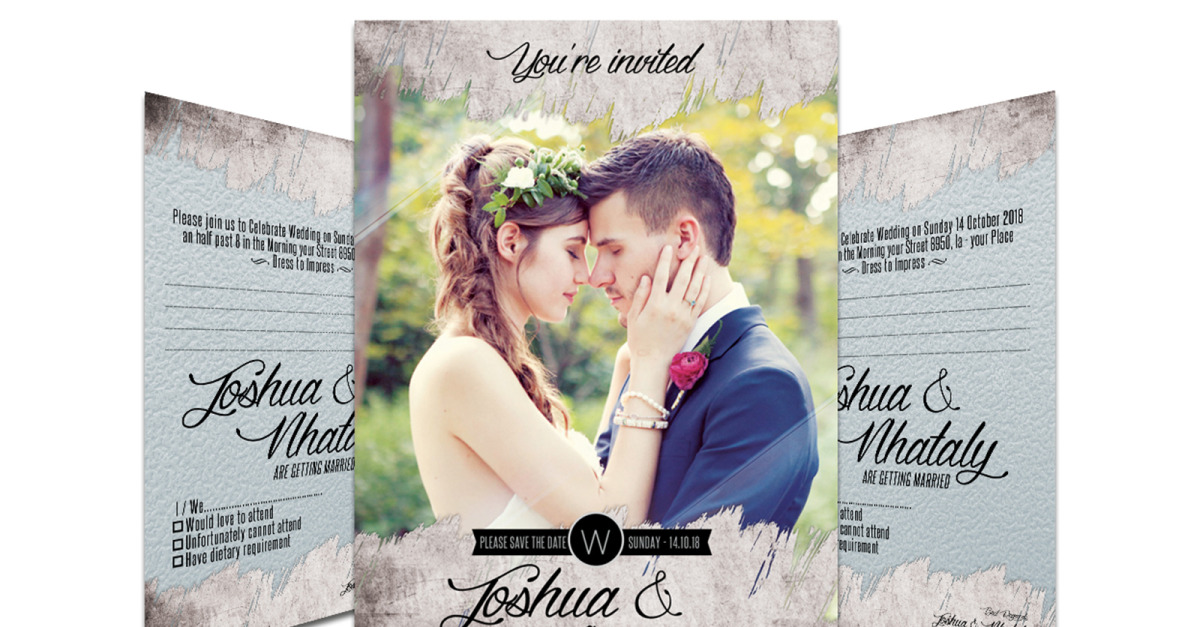 Wedding Invitation - Flyer Template #5 - TemplateMonster