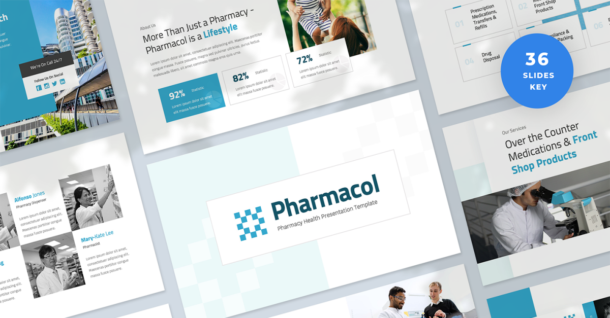Pharmacy Health Presentation Keynote Template