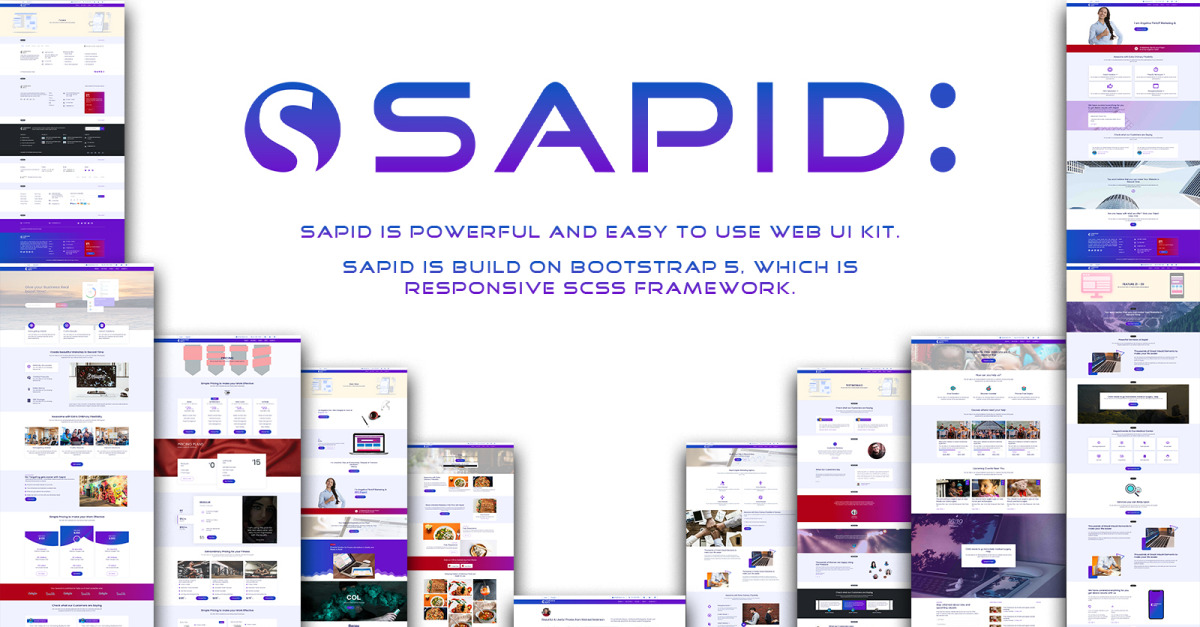 Modello di progettazione HTML Sapid #286282 - TemplateMonster