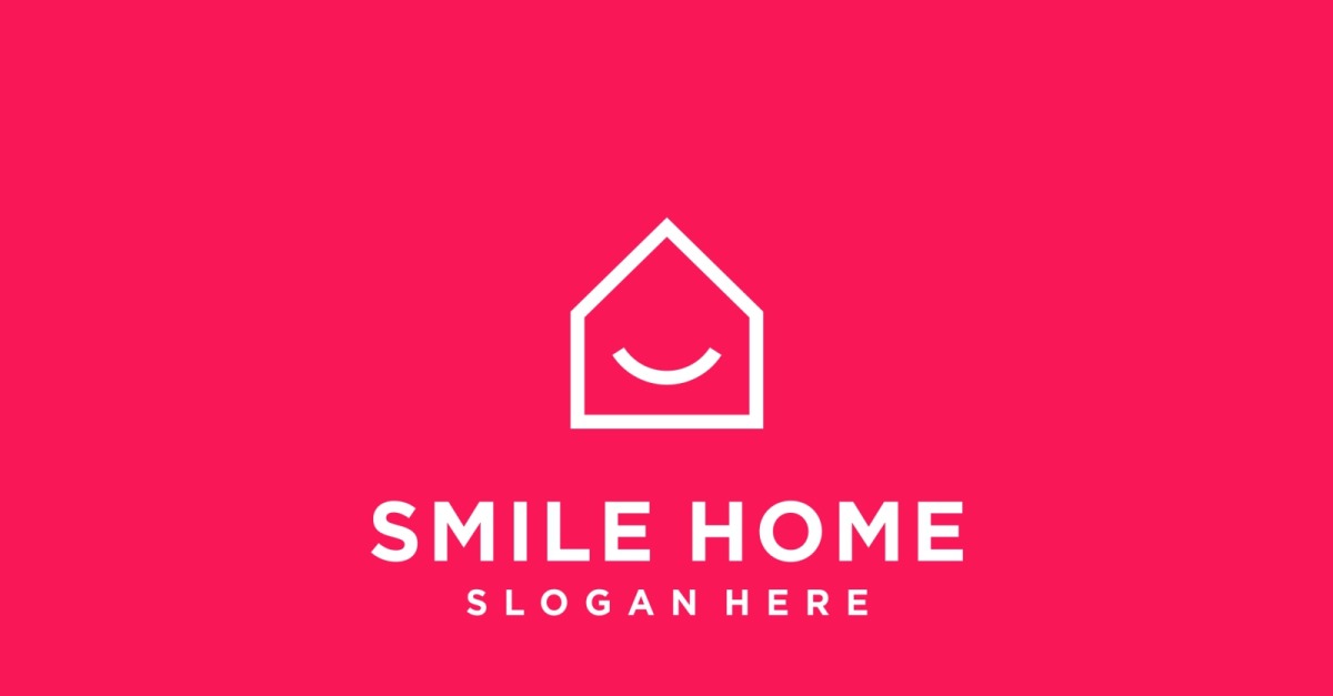 Home Smile House Happy Logo 286394 TemplateMonster