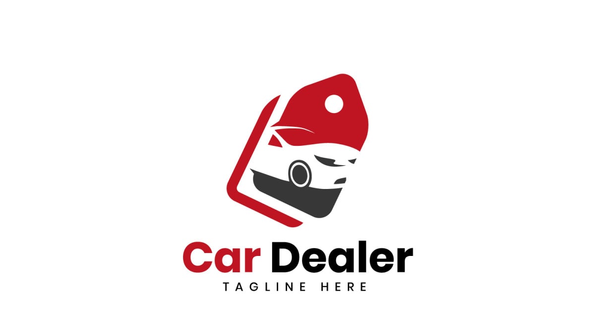 Car dealer or car seller logo design template