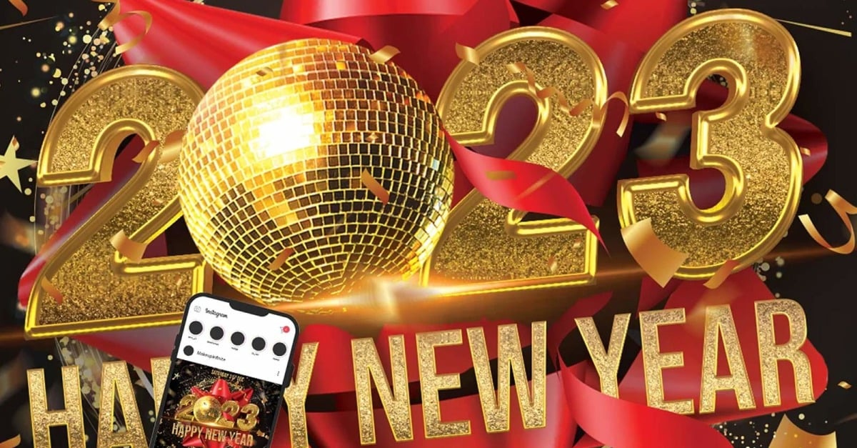 logotipo de feliz año nuevo