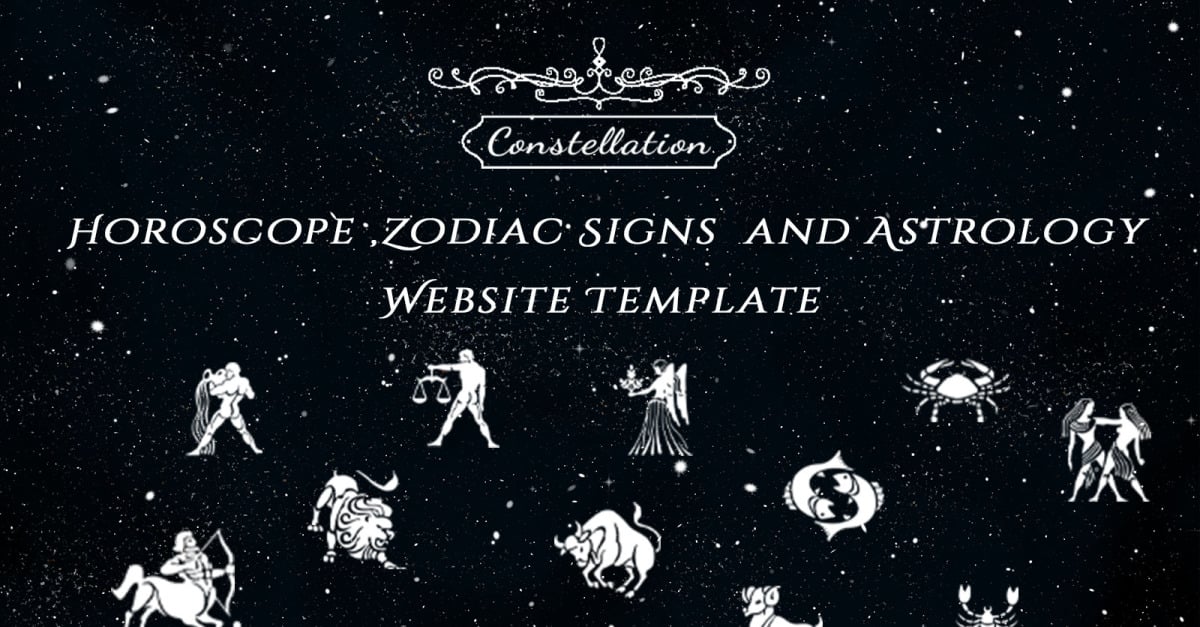 Constellation Horoscope Zodiac Signs and Astrology Responsive