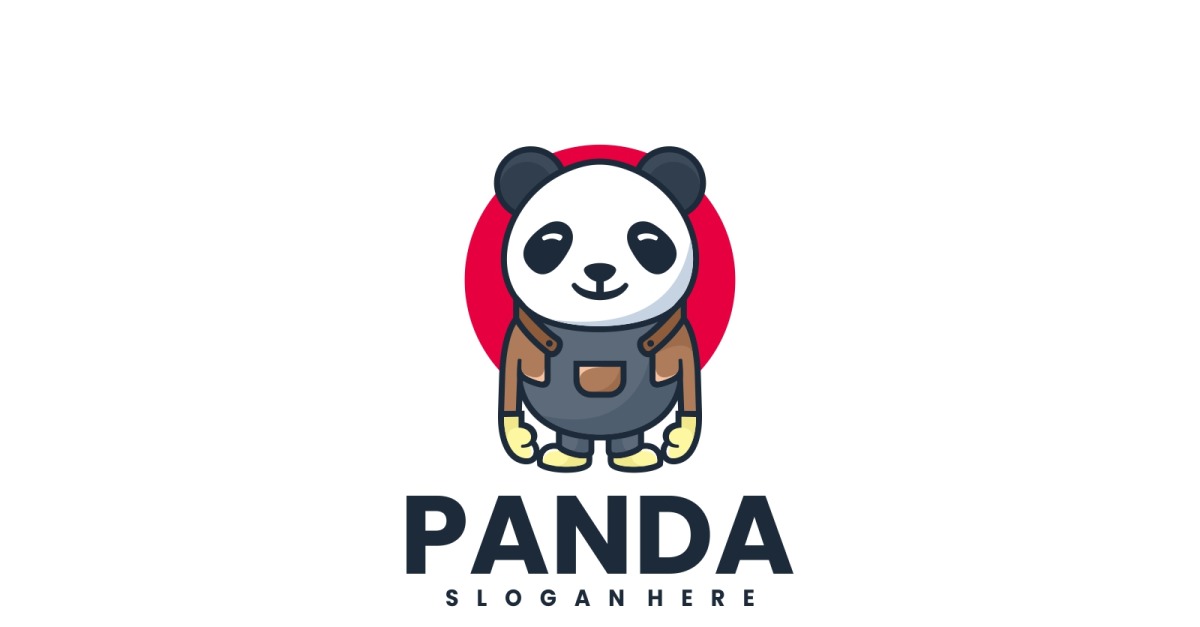 Panda Cartoon Logo Style 1 #287992 - TemplateMonster